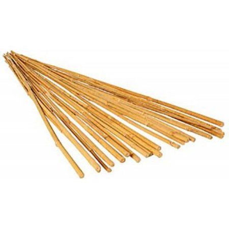 HYDROFARM GROW!!T 4' Bamboo Stakes, Natural Color, 25 Pack HGBB4